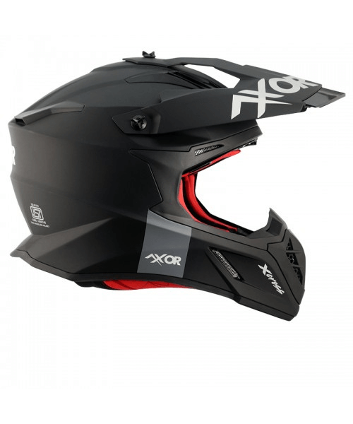 Axor X-Cross Helmet - Dull Black Red