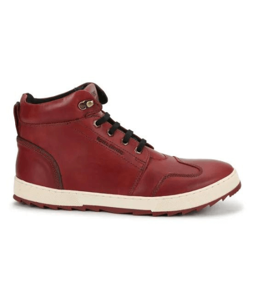 Royal Enfield Scud Riding Boots - Red