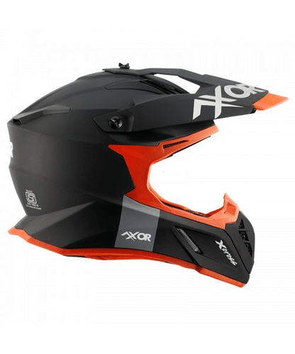 Axor X-Cross Helmet - Dull Black Orange