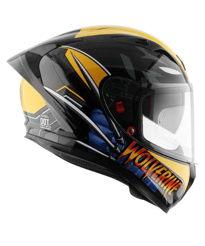 Axor Street Marvel Wolverine Helmet - Black Yellow