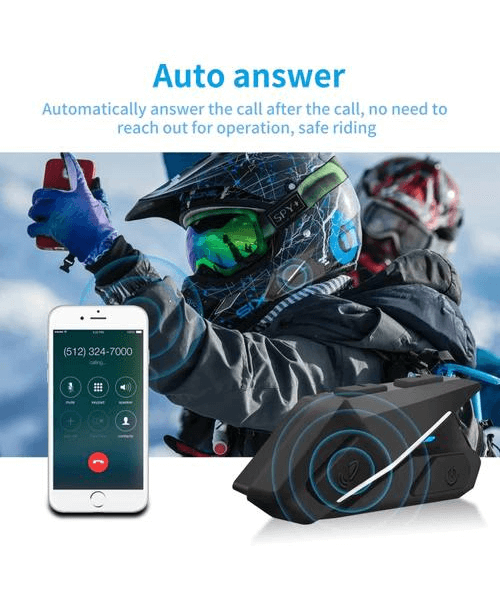 YZ06 Helmet Bluetooth Headset with Voice Assist