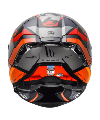 MT Thunder 4 SV EXA C15 Gloss Helmet - Orange