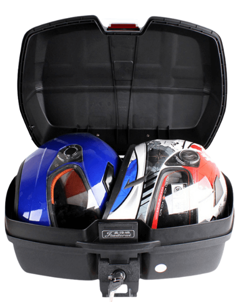 JDR 45 Litres Top Box with LED Light and Backrest