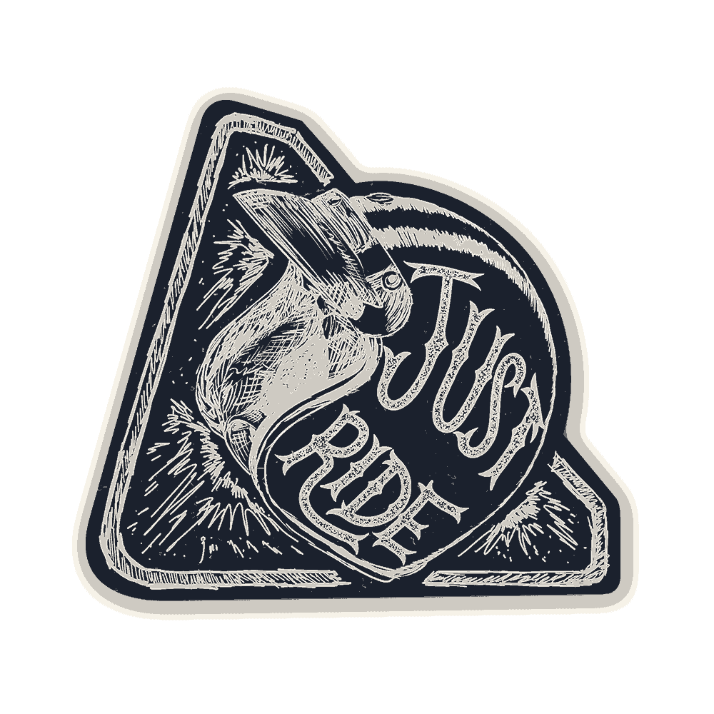 Just Ride Sticker