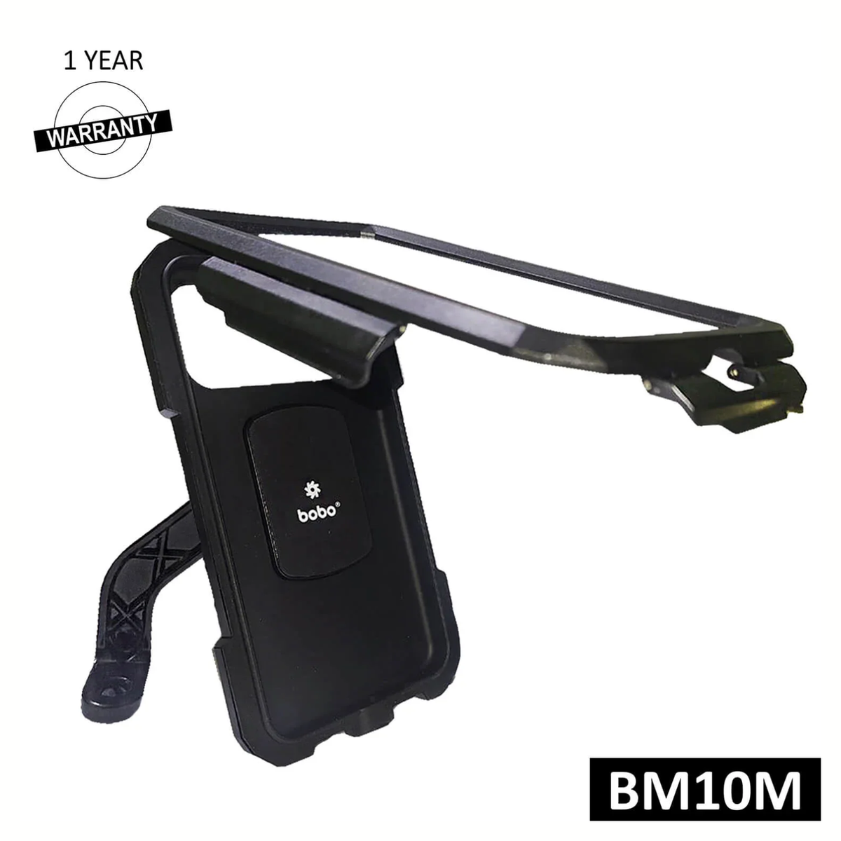 BOBO BM10 Fully Waterproof Bike / Cycle Phone Holder Motorcycle Mobile Mount - Black - BOBO