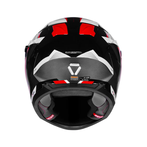 Korda Sonic GP Flash Helmet - Black Red
