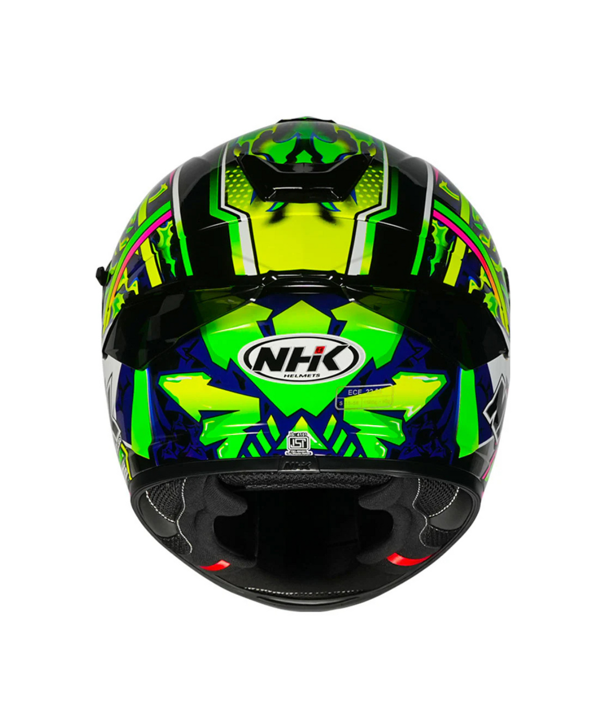 NHK K5R Timothee Helmet - Black Green - NHK