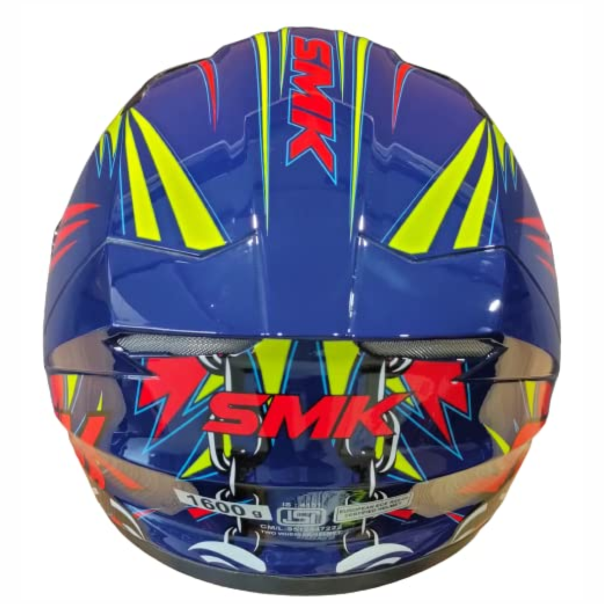 SMK Stellar Monster GL531 Red Blue Helmet - SMK