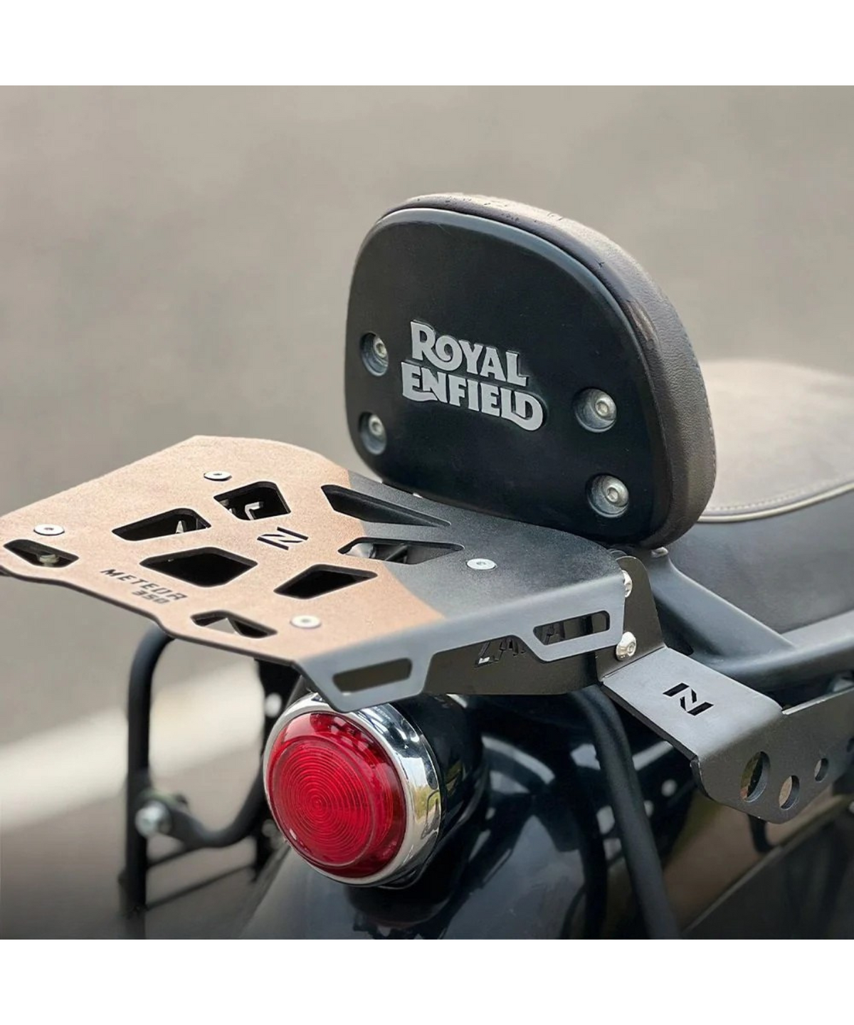 Zana Royal Enfield Meteor 350 Top Rack with Plate Type 2 - ZI-8400 - Zana
