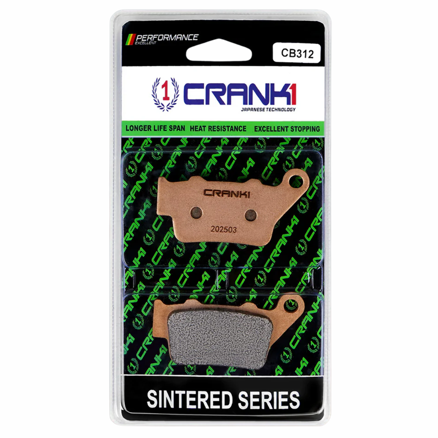 Crank1 Sintered Brake Pads for Harley Davidson X 440 T (2026)