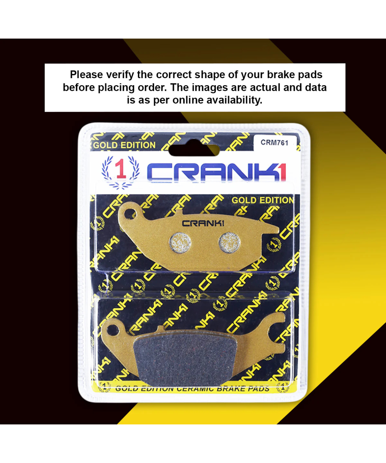 Crank1 Honda CB 350RS Ceramic Brake Pads