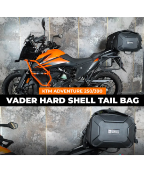 Zana Vader Hard Shell Tail Bag 65 litre with Free 2 Waterproof Storage Bag and 1 Bungee Cord - ZI-BG-001