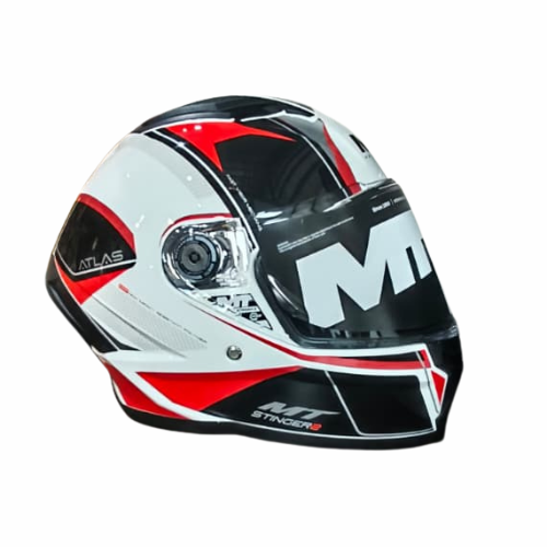 MT Stinger 2 Atlas A5 Helmet - Gloss White Red