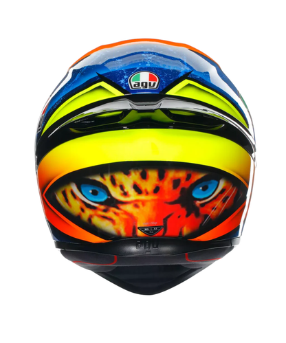 AGV K1 S Izan Helmet - Gloss Orange Yellow Blue