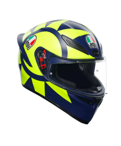 AGV K1S Soleluna 2018 019 Helmet - Gloss Blue Yellow