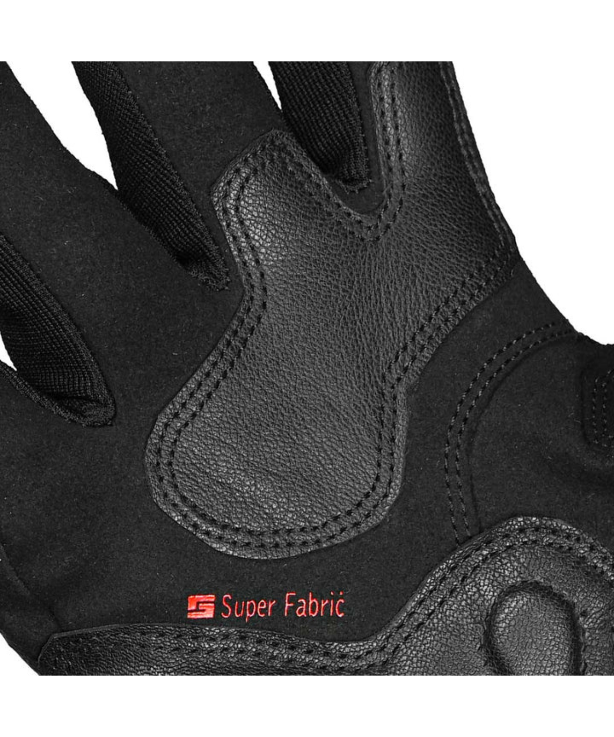 Korda Hybrid Riding Gloves with D3O - Black Red