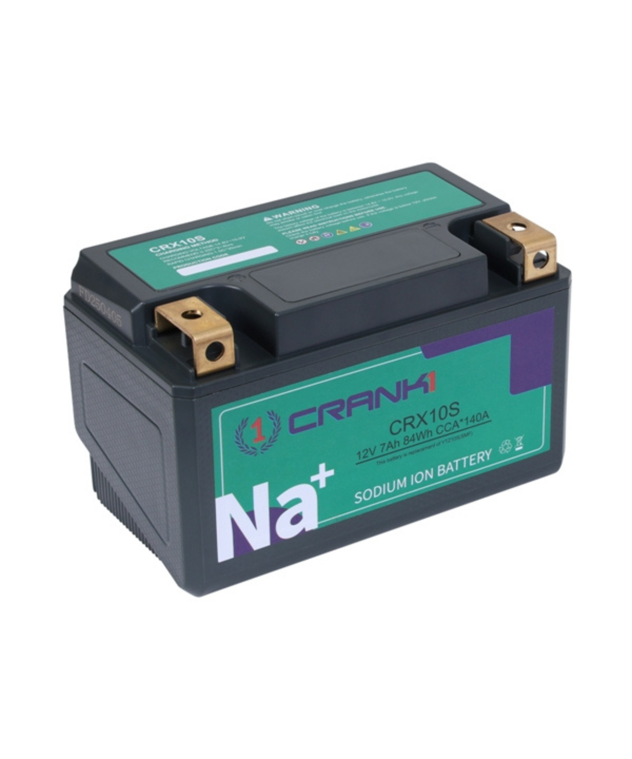 Crank1 Sodium ION Factory Activated Battery for Kawasaki ZH2 - (2022-2025) - CRX10S
