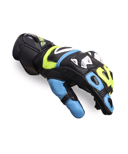 BBG Snell Race Tech Riding Gloves - Neon