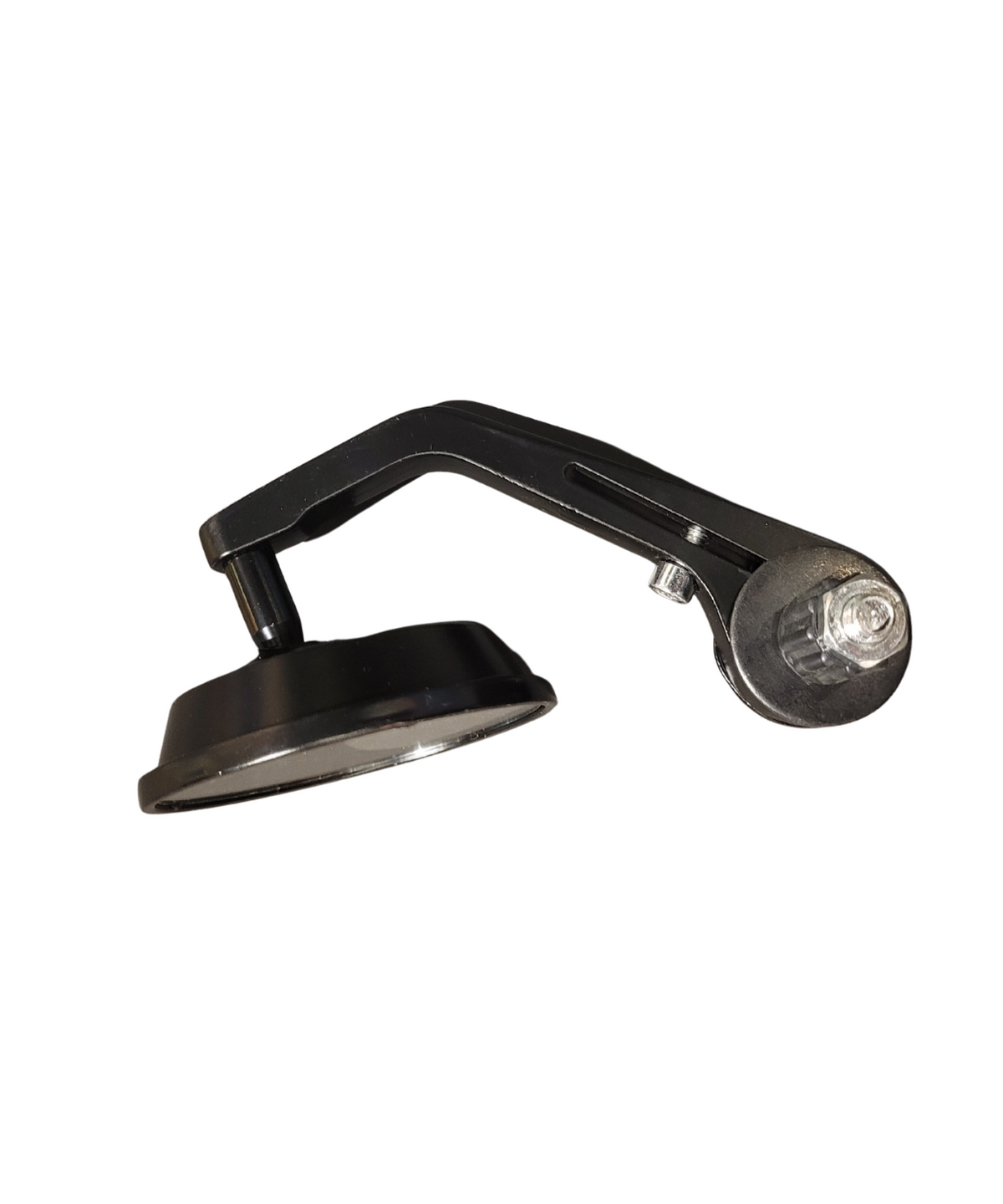 Moto Arch Universal Round Bar End Side Mirror - Black - Moto Arch