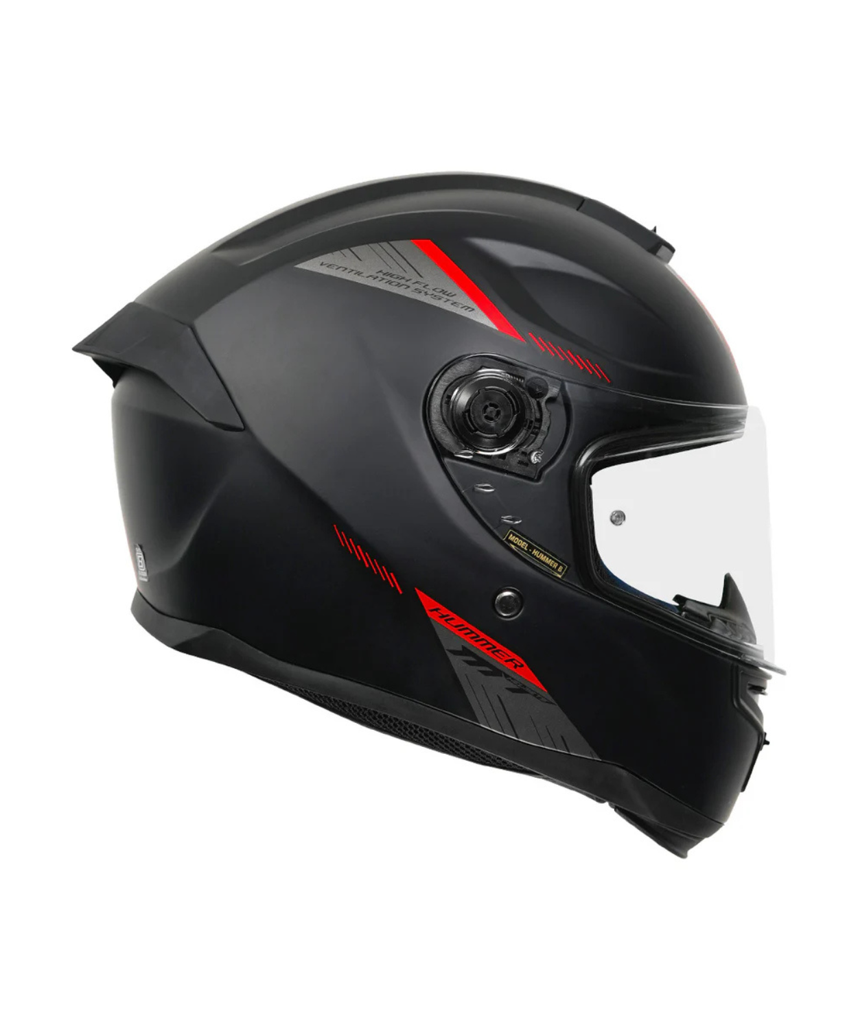 MT Hummer B Solid Helmet - Matt Black