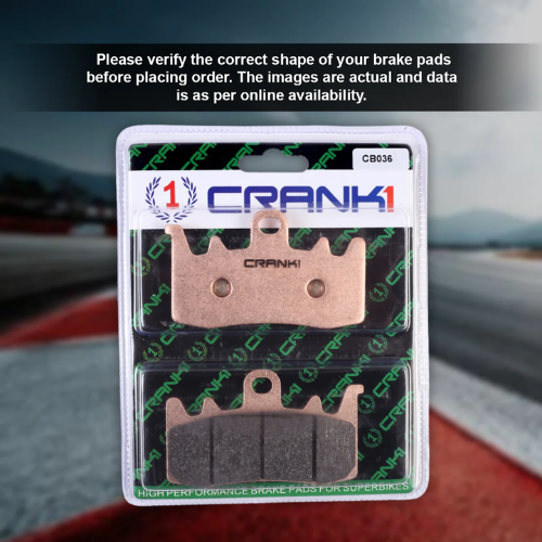 Crank1 Fully Sintered H2 Series Brake Pads for Harley Davidson Pan America