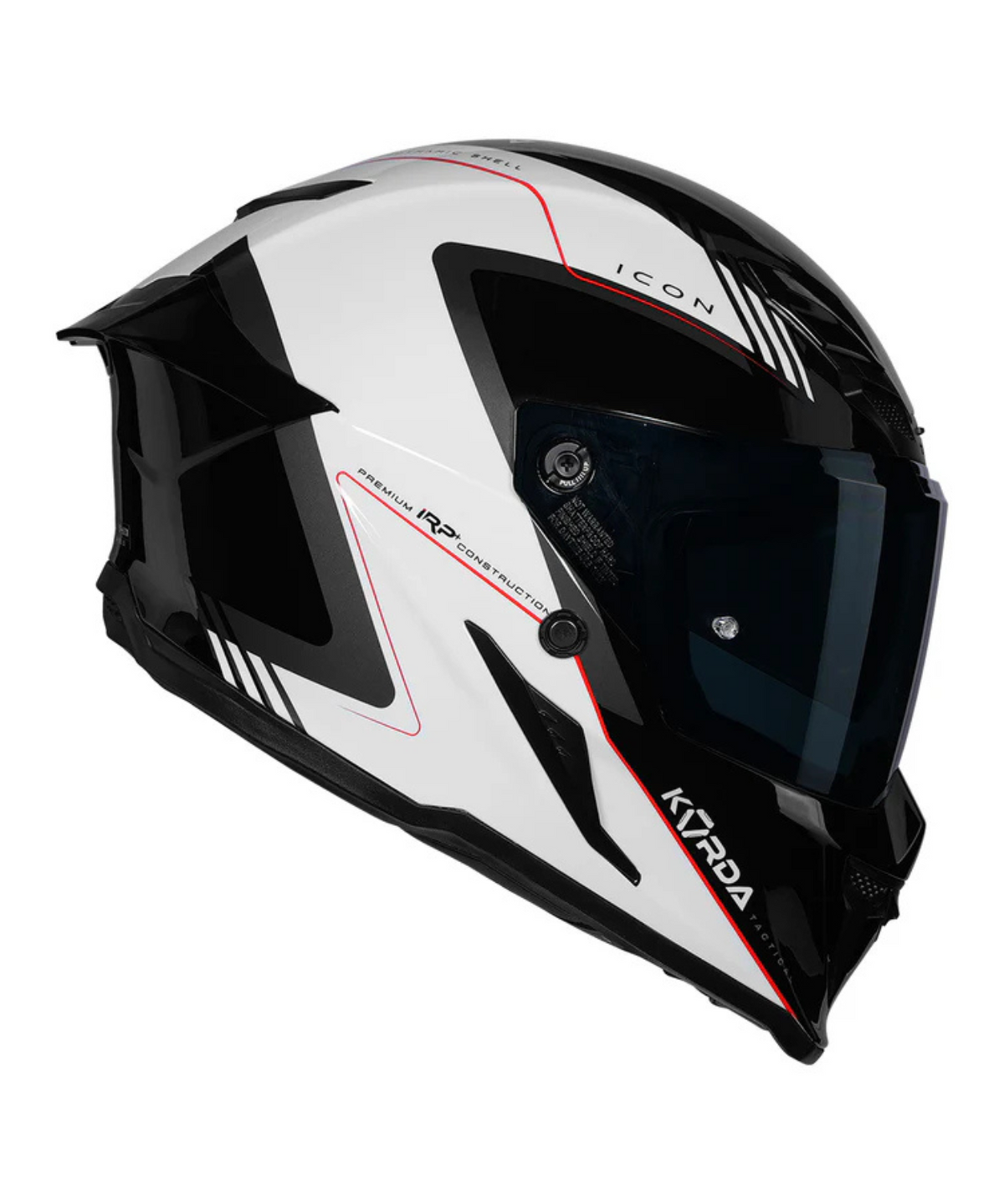 Korda Icon Nero Helmet - Gloss White Red - Korda