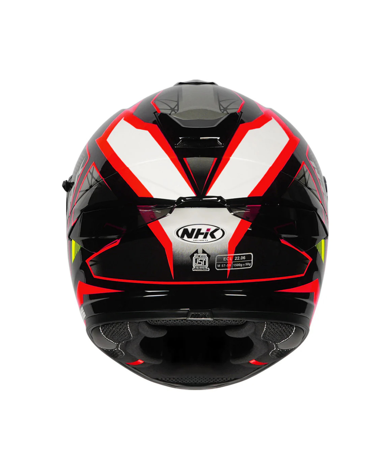 NHK K5R Commutrack Helmet - Black Grey Red