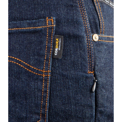 Rynox Downtown Pro CE Certified Class AA Motorcycle Riding Jeans with D3O Armours - Indigo Blue