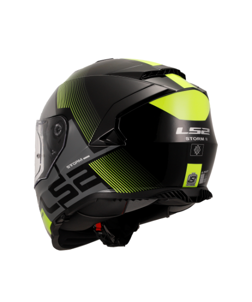 LS2 FF800 Storm II Epic Helmet - Black Yellow