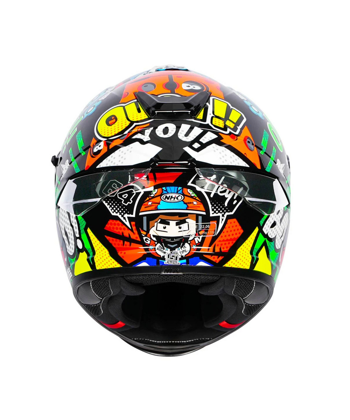 NHK K5R Bo Ben Helmet - Green Orange - NHK