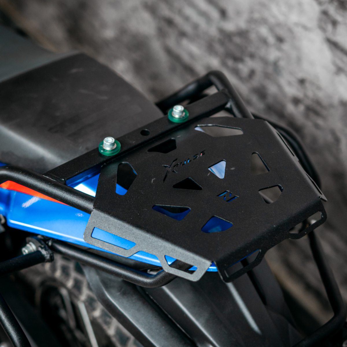 Zana Honda Xpulse 210 Top Rack with MS Plate - Black - ZI-8596 - Zana