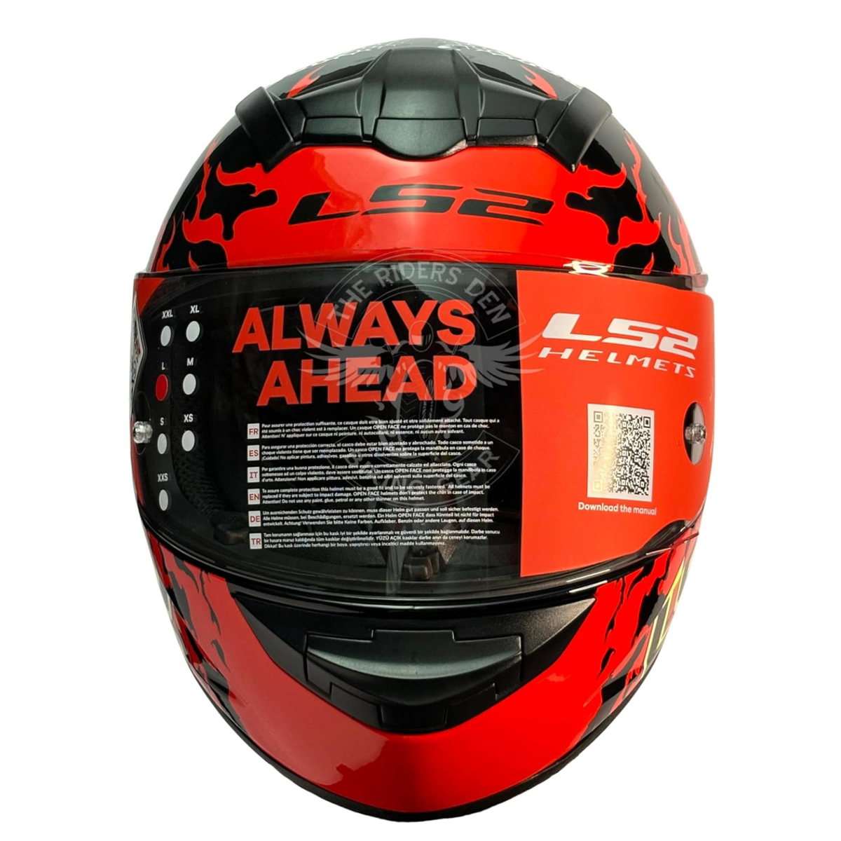 LS2 FF352 Rookie Antras Helmet - Black Red - LS2
