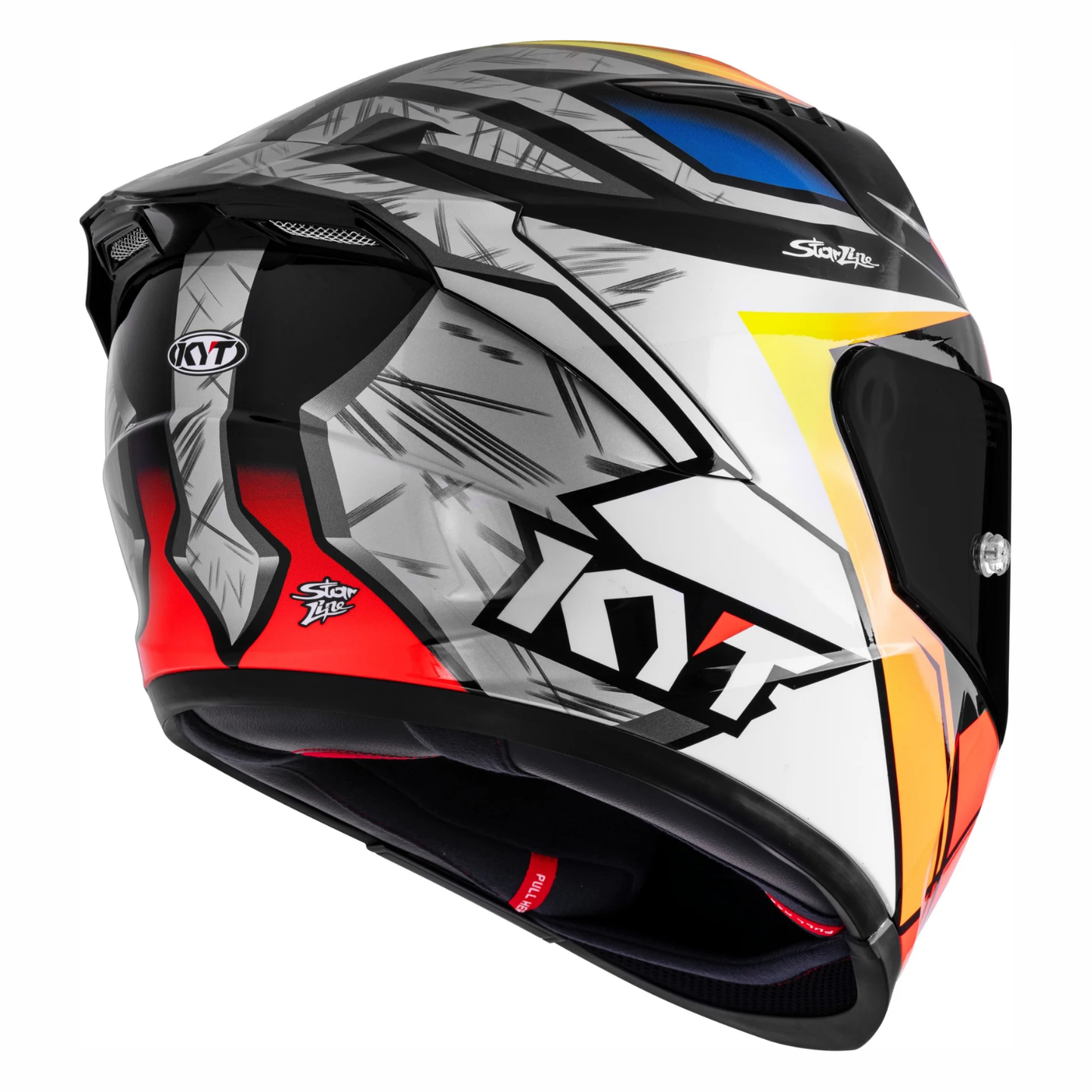 KYT Striker SV Runs Helmet - Gloss White