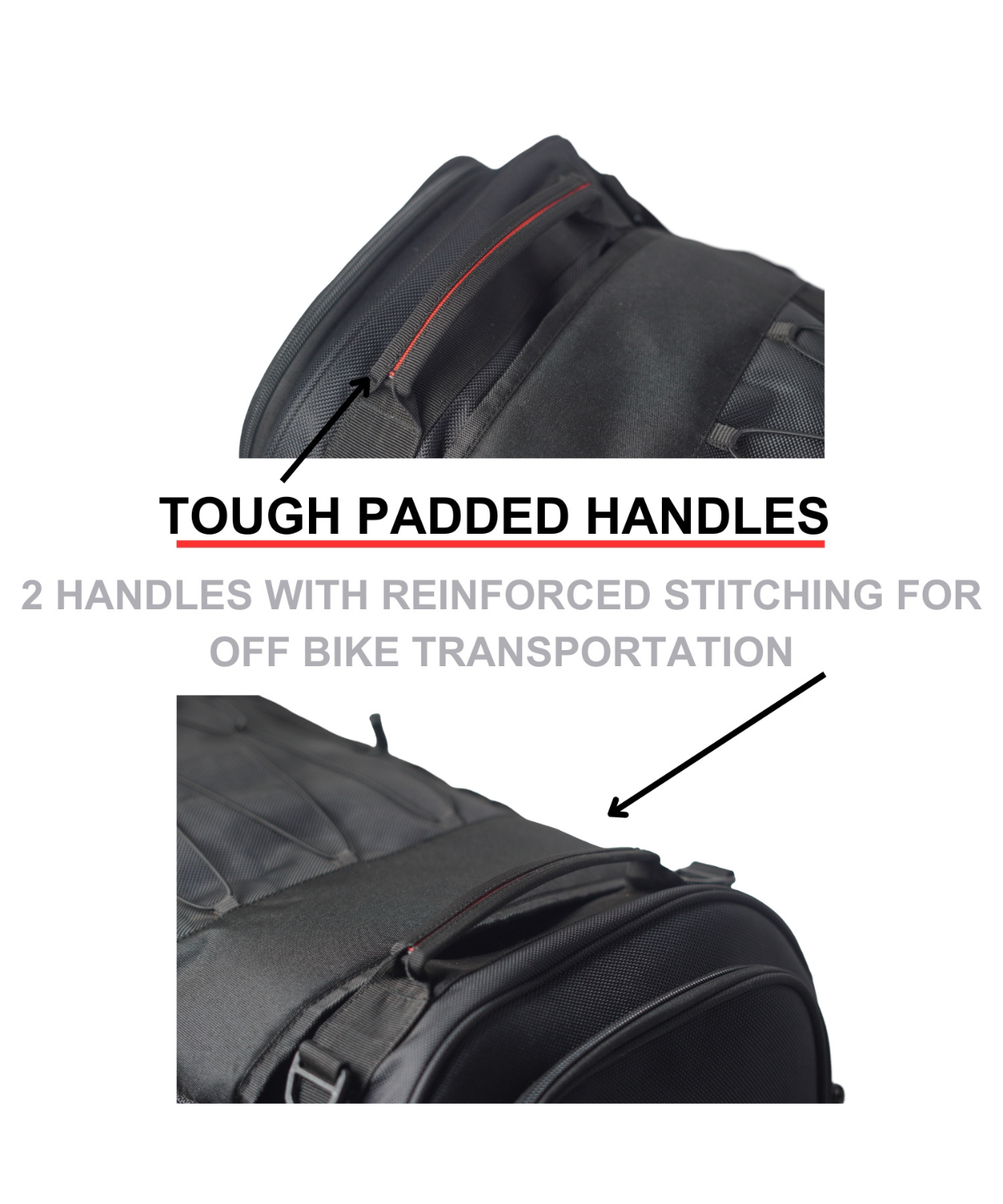 Bison ProGear Camper 50L Tail Bag - Black