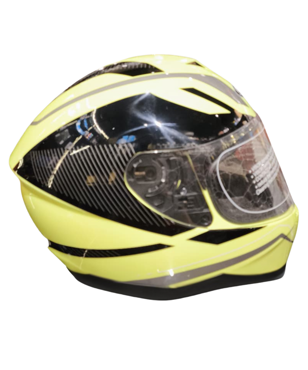 Cross Scorpion Full Face Helmet - Gloss Green Grey