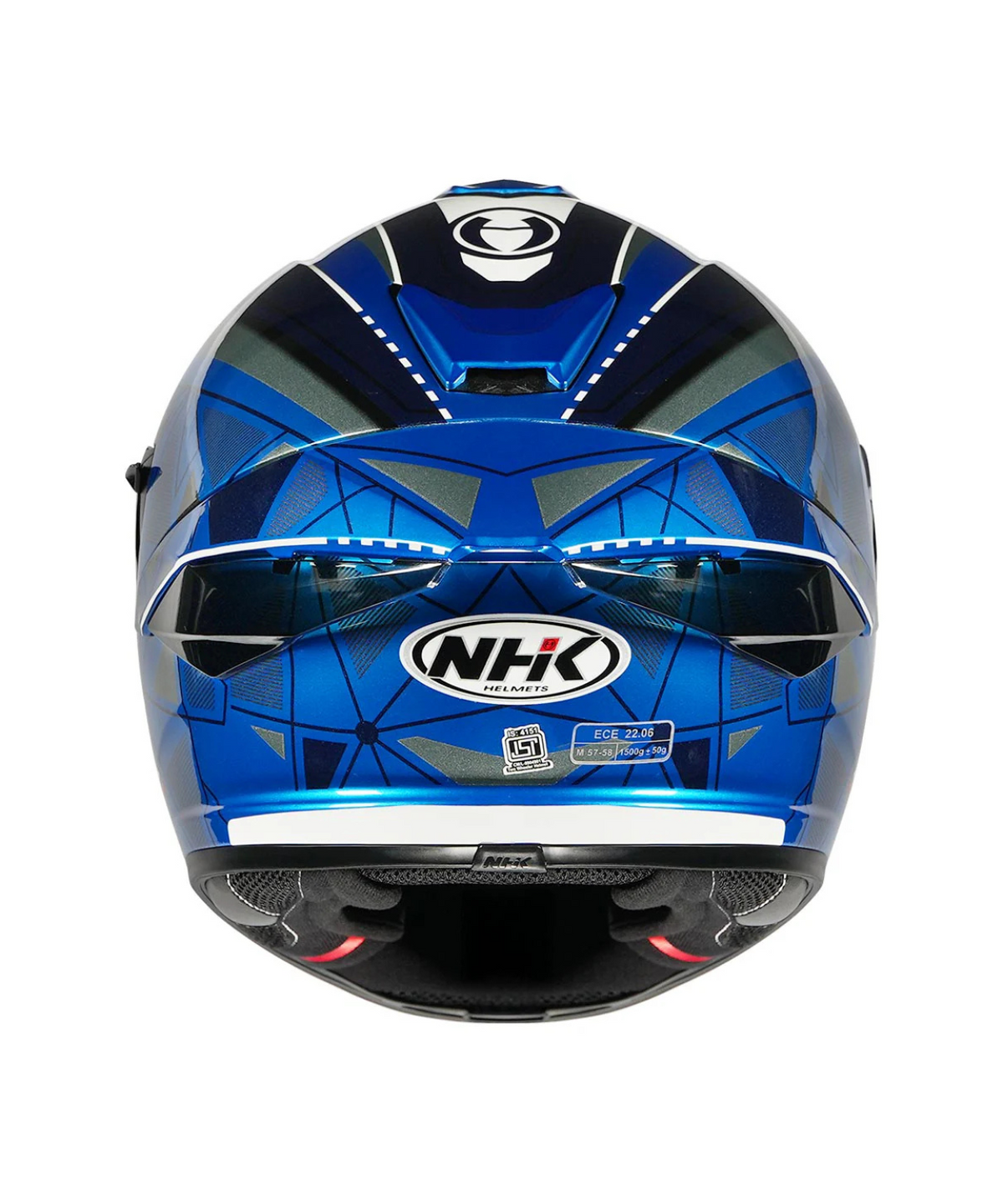 NHK K5R Triangle Helmet - Blue Grey - NHK