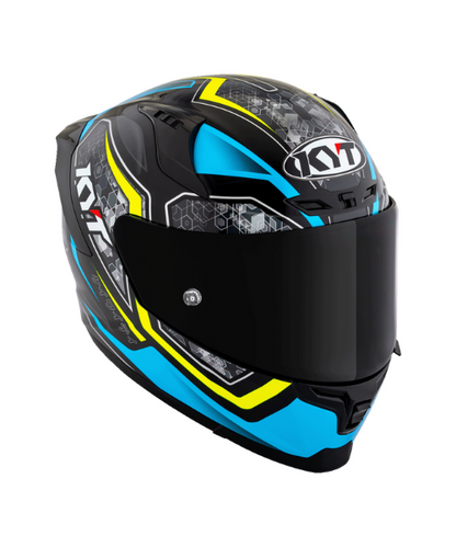 KYT Striker #01 Helmet - Gloss Black Blue