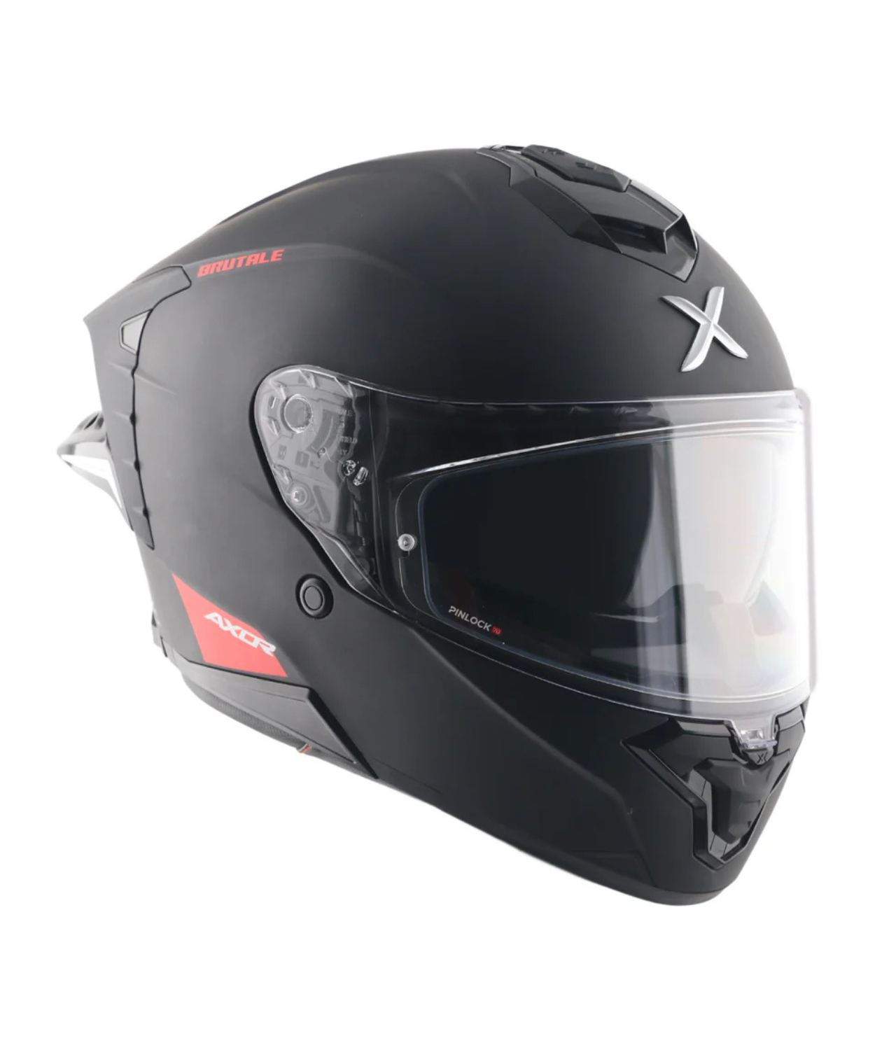 Axor Brutale Solid Colors Dual Spoiler Helmet - Matt Black