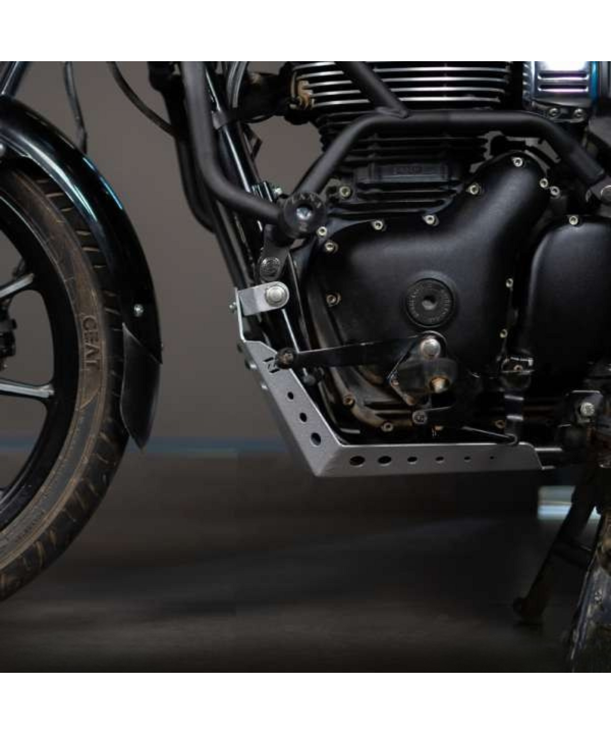 Zana Royal Enfield Meteor 350 / Classic 350 Reborn Bash Plate - Silver - ZI-8282 - Zana
