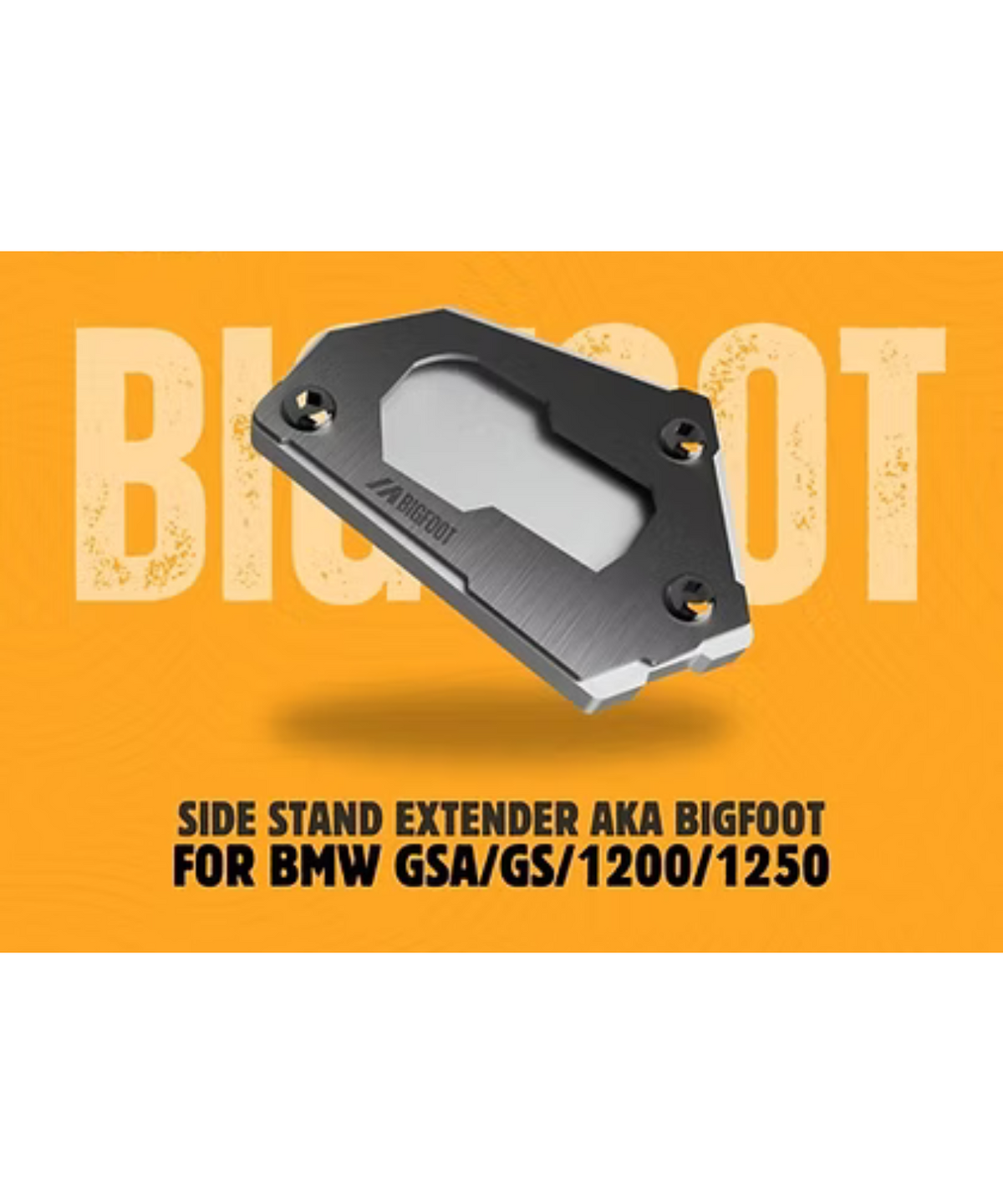 Motoverse BMW R1250 GS / GSA Factory Customs Bigfoot Shoe Stand Extender Low Sus - MB-BM-R1250 - Motoverse