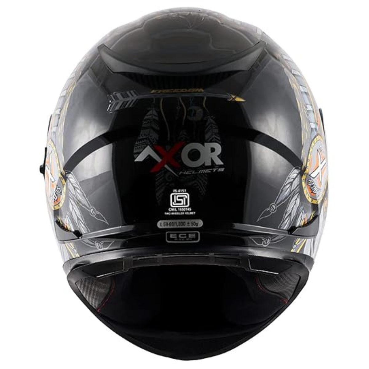 AXOR Street Freedom Helmet Black Silver - AXOR