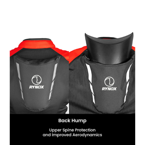 Rynox Delta GT Motorcycle Riding Jacket - Black Red