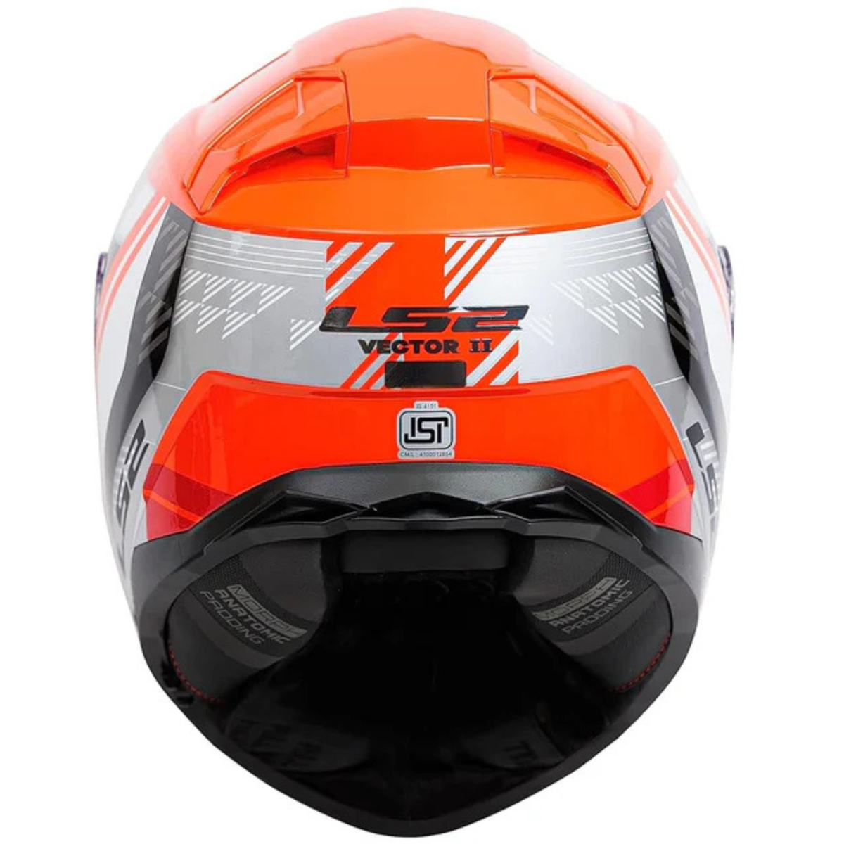 LS2 FF811 Vector II Stylus Helmet - Gloss Fluo Orange Black - LS2