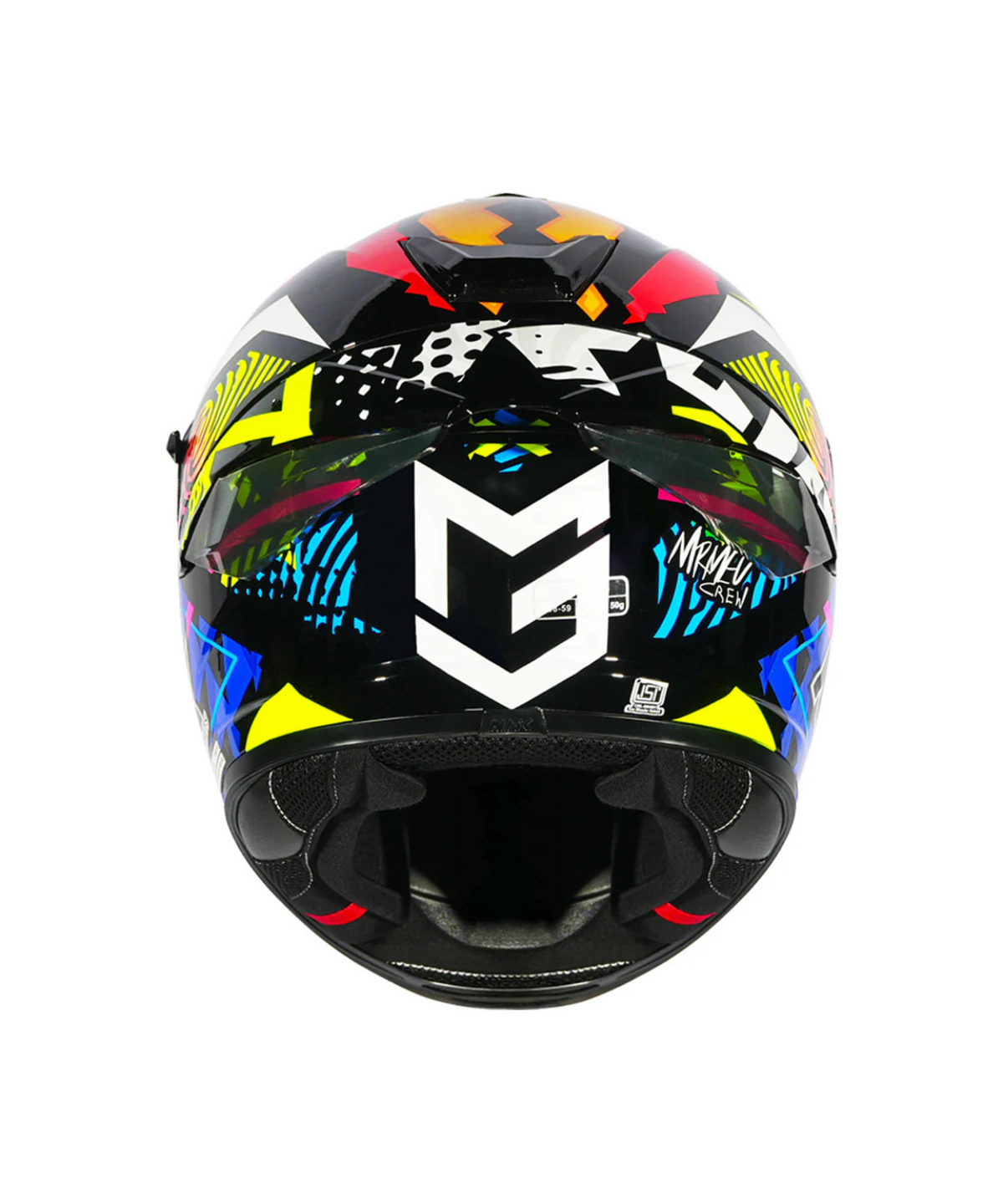 NHK K5R Mark Garcia Helmet - Blue Red Yellow - NHK