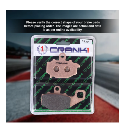 Crank1 Sintered Brake Pads for Kawasaki ER-6n (2012-2016)