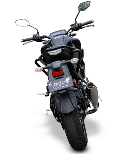 Silver Stallion Yamaha Strom M15 Full System Performace Exhaust - Silver