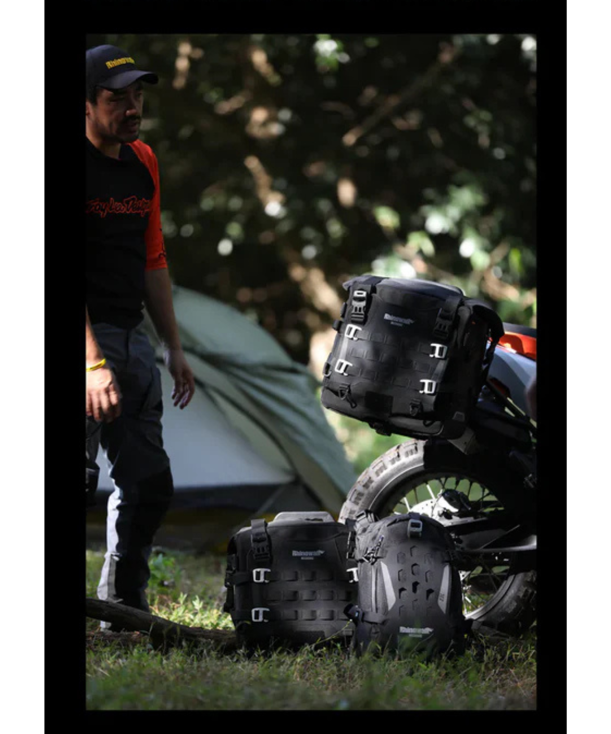 Rhinowalk 35L Quick Release Saddle Bag for Motorcycle (Set of 2) - MJX2004