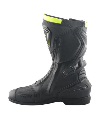 Axor Slipstream Pro Riding Boots - Black Neon Green