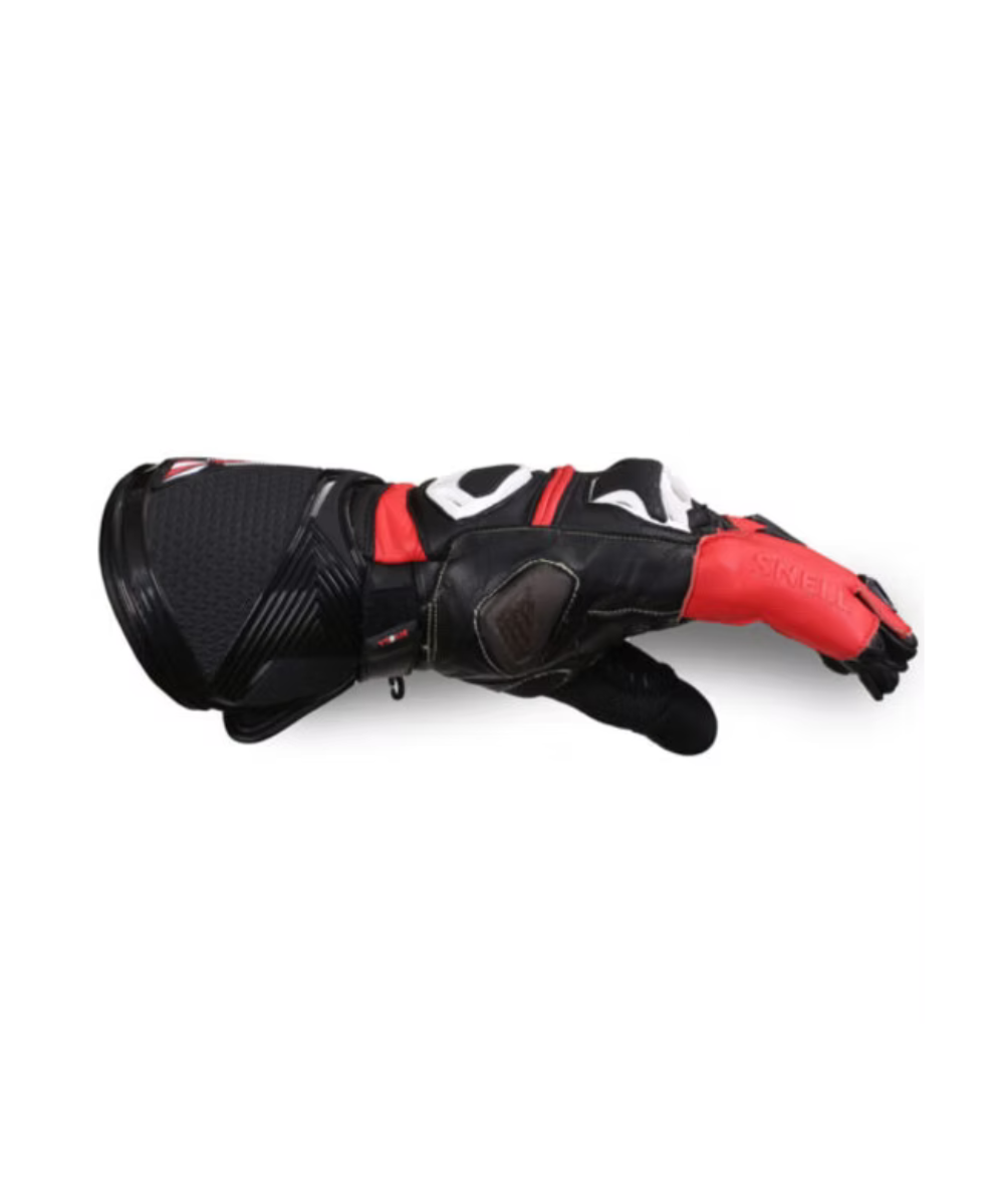 BBG Snell Race Tech Riding Gloves - Red