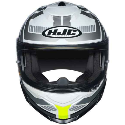 HJC I71 Viz MC3H Helmet - Grey & Fluorescent Green